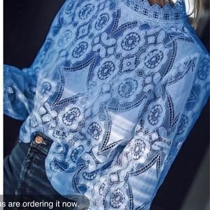 Solid Elegant Round Neckline Long Sleeve Blouse